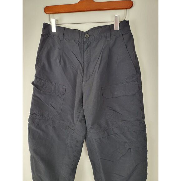 Royal Robbins Zip and Go Pant 6 Womens Black Mid Rise Cargo Quick Dry Outdoor - Picture 2 of 10